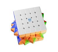 Moyu Aochuang v6 5x5 Magnetic Magic Cube 5x5x5 Speed Puzzle Cube Stickerless UV Coated, 5 by 5 Professional Toy, 112 Magnets, Adjustable Elasticity Speedcube (Dual-Track UV Version)