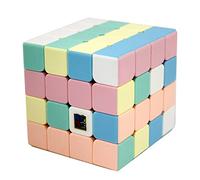MoYu Cubing Classroom Mofangjiaoshi MFJS Meilong 4x4 Cream Pastel color Series Cube 4x4x4 Cube Stickerless Bright Pink