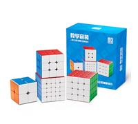 MoYu MFJS WCA Magic Cube Gift Set 2x2, 3x3, 4x4, 5x5 - Bundle Speed Collection Without Stickers MOFANGJIAOSHI (MFJS WCA 2345 Cubes)
