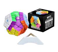 MoYu MoFangJiaoShi Cubing Classroom Meilong Megaminx V2 M Version 3x3 12 Surface Gigaminx Cube 3x3x12 V2 megaminx M Magic Puzzle Cube Stickerless + one cube Stand