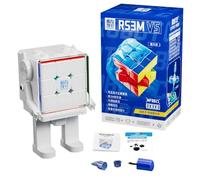 Moyu RS3M V5 2023 Maglev Ball Core 3x3 Speed Cube Stickerless Magic Cube Silky Fluent Competitive for Cube Lovers (Maglev Ball Core Magic Clothes Version with Robot)