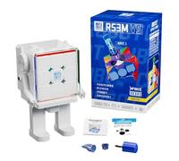 Moyu RS3M V5 2023 Maglev Version 3x3 Speed Cube with Robot Shape Display Box Stickerless Magic Cube Silky Fluent Competitive for Cube Lovers (Maglev version with Robot box)
