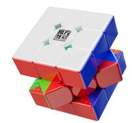 Moyu RS3M V5 SE 2025 SpeedCube 3x3 Cubo, Professional 3x3x3 rs3mv5 Magnetic Master Cube Stickerless Magic Cube, Puzzle Game for Speed Cuber, Gift for Adults and Children（Dual-Adjustment Version)