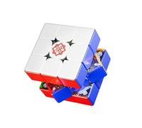 Moyu Super Weilong V2 18th Anniversary Edition 3x3 Magnetic MagLev Speed Cube 20 Magnetic Ball Cores with Dual Adjustment Magnetic System