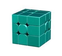 Moyu V2 Magnetic Version Mirror Cube 3x3, Professional SpeedCube Stickerless Smooth Turning Magic Cube Brain Teaser Puzzle Educational Toys for Beginners Professional (Magnetic Version-Aurora Green)