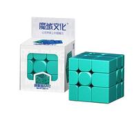 Moyu V2 Standard 3x3 Mirror Cube Stickerless Aurora Green Magic Puzzle Toy