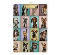 Moyyo Colorful Maple Leaves Plastic Clipboard 12.5X 9In Clipboards Standard A4 Letter Size Clipboard Thick Cute Hardboard with Metal Low Profile Clip for Classrooms Teacher Office Nursing Doctor