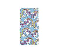 Moyyo Cute Rainbow Unicorn Hand Towel Polyester Towel Sweat Towel Soft Lightweight Single-Sided Printing Hand Towel for Sport Gym Bathroom for Adults and Kids-30 x 15 inches