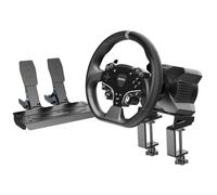 MOZA R3 Racing Simulator Bundle R3 Base ES Wheel SR-P Lite Two Pedals Table clmp