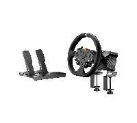 MOZA R3 Racing Simulator Bundle - R3 Base, ES Wheel, SR-P Lite Two Pedals, Table clamp (RS074, PC ONLY)
