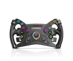 MOZA Summer Car Steering Wheel Cover, Four Seasons Universal, 38cm, Anti-slip Handle, Pink, USB, PC Steering Wheel, Car Accessory