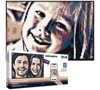 MOZABRICK Color M- Interlocking Brick Mosaic kit, own Photo, Personalized Gift, Custom, Picture kit, Construction Set, Pixel Art Art Interlocking Brick Painting