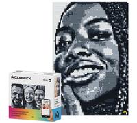MOZABRICK Photo Builder Model M Building Game to Turn Pictures and Photographs into DIY Pixel Art Mosaic. Create Personal Puzzles with Bricks!