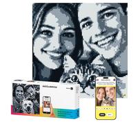 MOZABRICK Photo Construction Set Model L - Transform Any Picture into a Mosaic Wall Art Using Our Constructor and Web App. Infinite Pixel Art Possibilities Using Your Photos!