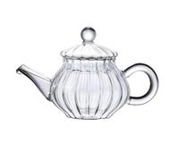 Mozacona Mini Tea Pot, Glass Teapot Small Tea Kettle for One person use,100ml