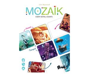 Mozaïk Family Board Game Creative Word & Image Strategy Game Ages 10+