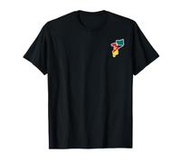 Mozambique Flag Map Star Book Southern Africa Design T-Shirt