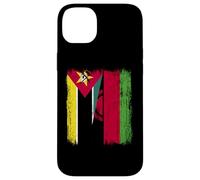 Mozambique Malawi Half Flag Mozambican Malawian Jersey Case for iPhone 14 Plus