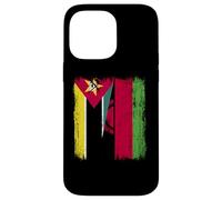 Mozambique Malawi Half Flag Mozambican Malawian Jersey Case for iPhone 14 Pro Max