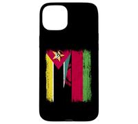 Mozambique Malawi Half Flag Mozambican Malawian Jersey Case for iPhone 15 Plus