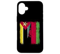 Mozambique Malawi Half Flag Mozambican Malawian Jersey Case for iPhone 16 Plus
