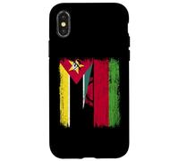 Mozambique Malawi Half Flag Mozambican Malawian Jersey Case for iPhone X/XS