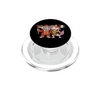 Mozambique Mexico Flag Mexican Roots Mozambican Heritage PopSockets PopGrip for MagSafe