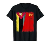 Mozambique Soviet Union Flag Mozambiquan CCCP Heritage T-Shirt
