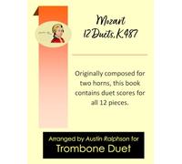 Mozart 12 duets, K. 487 - trombone duet: 15 (Brass solos, duets and ensembles)