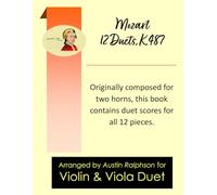 Mozart 12 duets, K. 487 - violin and viola duet (String solos, duets and ensembles)
