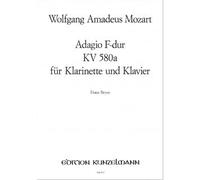 MOZART - Adagio (K.580a) en Fa Mayor para Oboe (Flauta) (Clarinete) (Violin) y Piano (Beyer)