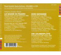 MOZART AT THE ROYAL SWEDISH OPERA, 1952-1967 NEW CD