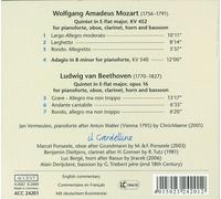 MOZART, BEETHOVEN: QUINTETS FOR PIANOFORTE AND WINDS NEW CD