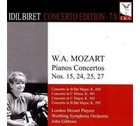 Idil Biret/Lmp/Gibbons - Wolfgang Amadeus Mozart: Piano Concertos Nos. 15, 24, 25 and 27