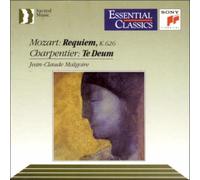 MOZART/CHARPENTIER/MALGOIRE/LA GRANDE ECURIE: REQUIEM/TE DEUM - CD