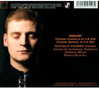Matthias Schorn / Nicholas Milton / Innviertler Symphony Orc - Wolfgang Amadeus Mozart: Clarinet Concerto / Clarinet Quintet