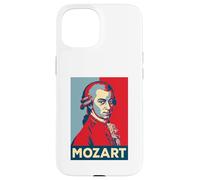 Mozart Classical Composer Portrait Retro Art Case for iPhone 15