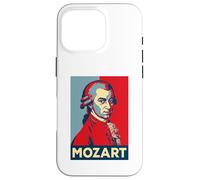 Mozart Classical Composer Portrait Retro Art Case for iPhone 16 Pro
