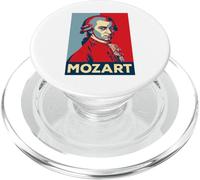 Mozart Classical Composer Portrait Retro Art PopSockets PopGrip for MagSafe