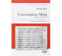 Mozart Coronation Mass in C (K.317) Vocal Score in Latin