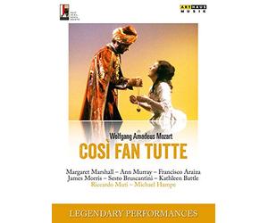 Mozart:Cosi Fan Tutti [Margaret Marshall; Ann Murray; Francisco Araiza; James Morris; Sesto Bruscantini; Kathleen Battle ] [ARTHAUS: DVD] [2015]
