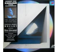 MOZART: DON GIOVANNI- KARAJAN, RAMEY, TOMOWA-SITOW, FURLANETTO, VARADY, WINBERGH, BATTLE, WIENER STAATSOPERNCHOR/ SONY/ / 2 DISCS/ LASER DISC (LASERDISC, NOT VIDEO)