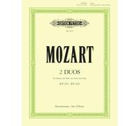 Mozart: Duos in G & B flat; K423 & K424 (violin and viola) (EP1414): K423, 424 Set of Parts (Edition Peters)