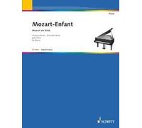Mozart-Enfant Piano Mozart 30 pièces faciles Schott Frères Saddle-wire stitching
