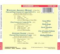MOZART: FLUTE AND HARP CONCERTO; OBOE CONCERTO; SALIERI: FLUTE AND OBOE CONCERTO
