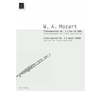 MOZART FLUTE QUARTET No.3 Cmaj Fl Pft KV 285b Vol. 26 sheet music Mozart, W