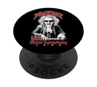 Mozart Heavy Metal Symphony Live Tour Funny Classical Music PopSockets Adhesive PopGrip