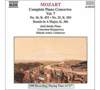 MOZART/JANDO/ANTAL: PIANO CONCERTI 16 & 25 - CD