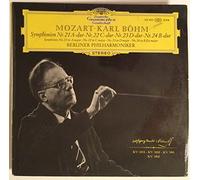 Mozart - Karl Bohm: Symphonien Nr. 21 A-dur - Vinyl Lp. Nr. 22 C-dur - Nr. 23 D-dur - Nr. 24 B-dur