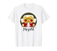 Mozart Kawaii Value Graphic T-Shirt, Men, White, L